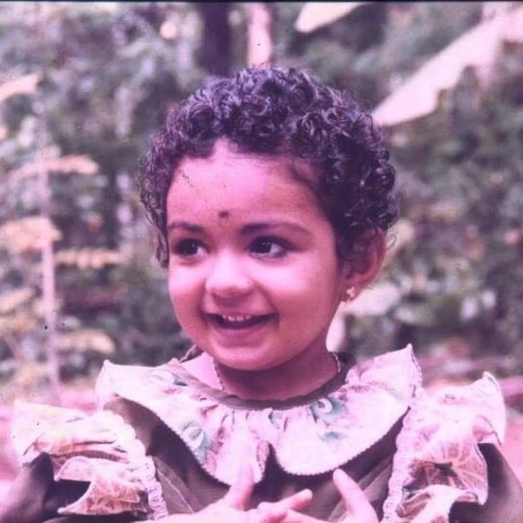 Jayasree Sivadas childhood photo