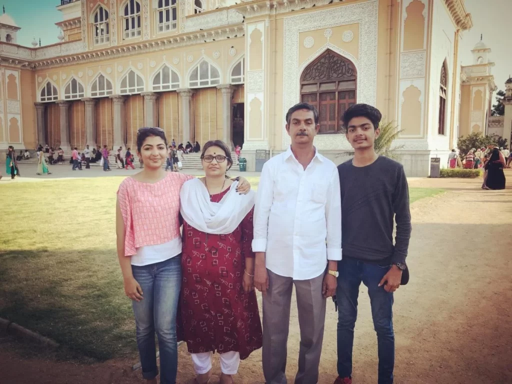 Jayasree Sivadas family photo