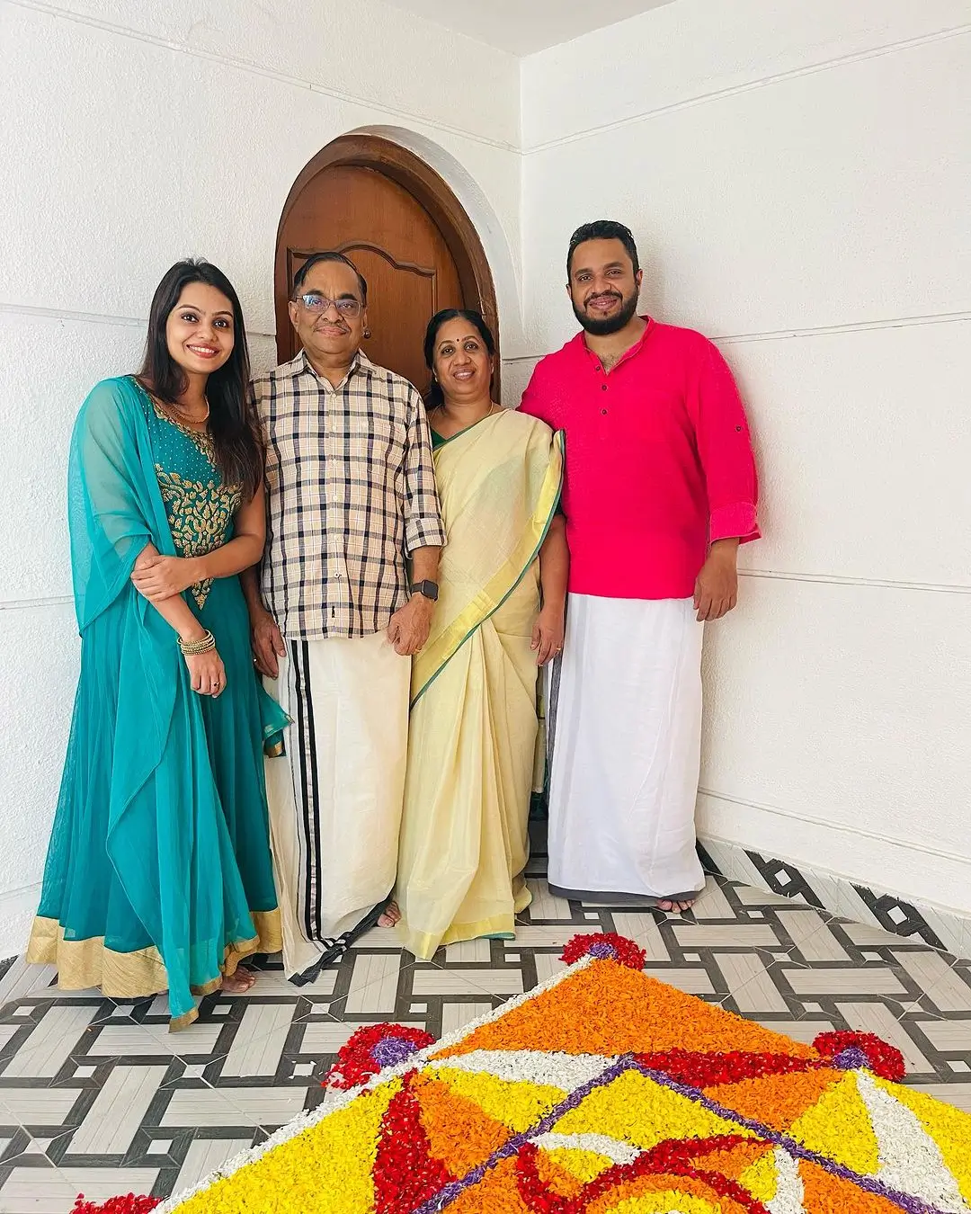 Tanvi Ram with her family